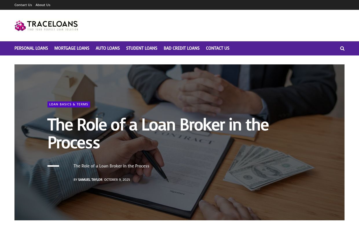 TraceLoans - Find Your Perfect Loan Solution - TraceLoans